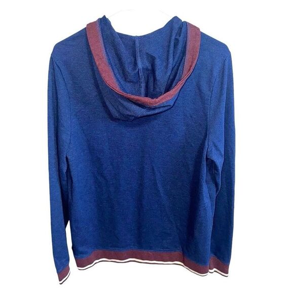 Psycho Bunny Fleece Lace Up Pullover Hoodie Sweatshirt - Picture 4 of 7